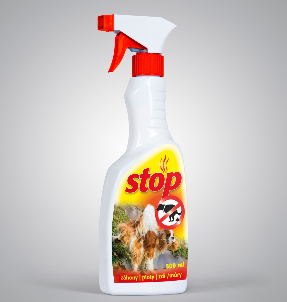 STOP PSŮM - pachový odpuzovač psů 500 ml.