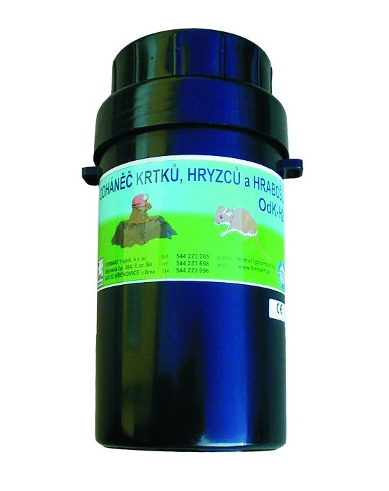 Odpuzovač krtků - OdK-H2 s náhodně se měnícím zvukem