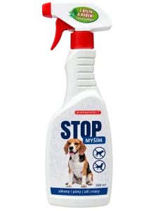 STOP PSŮM - pachový odpuzovač psů 500 ml.