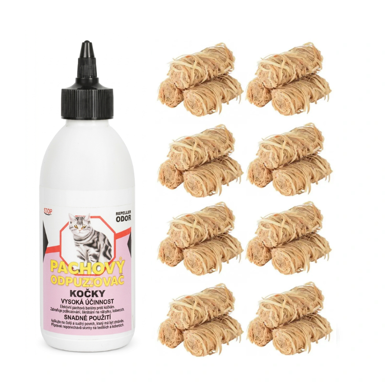Pachový ohradník na kočky - Sada na kočky exterier